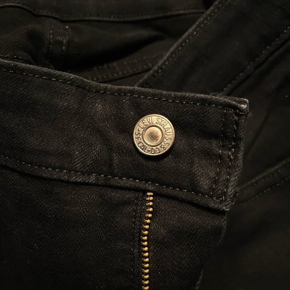 Levis black jeans . Rarely used. - Picture 2 of 3